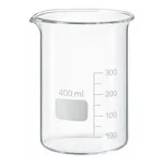 Merck BRAND glass beaker with spout, low form