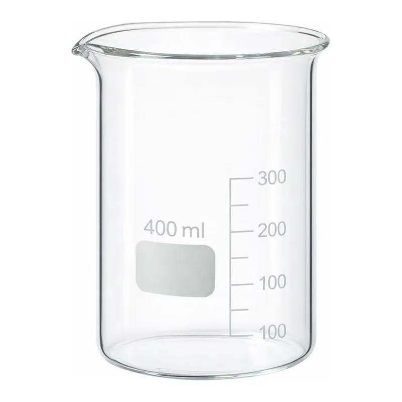 Merck BRAND glass beaker with spout, low form