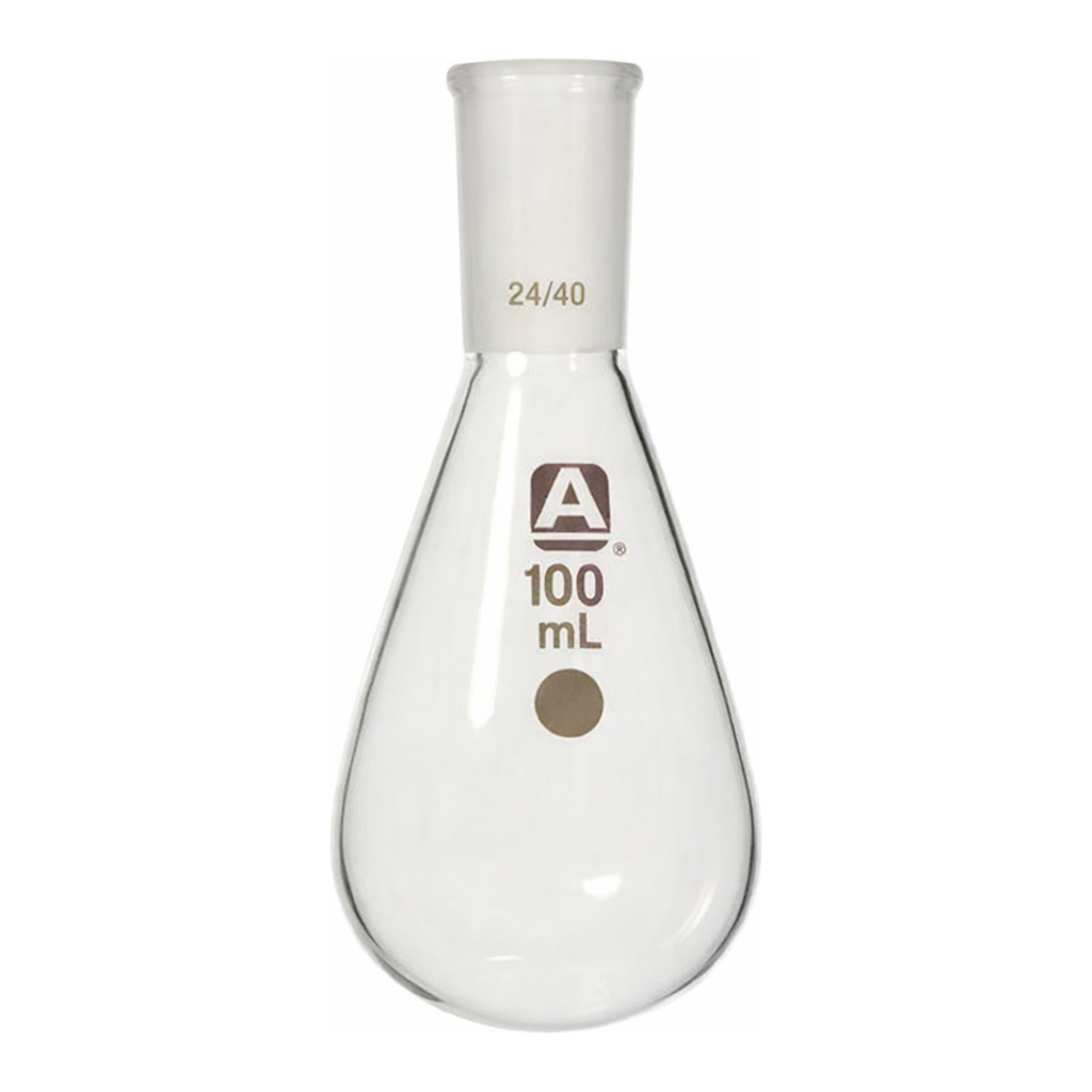 Merck Ace evaporating flask, pear-shaped