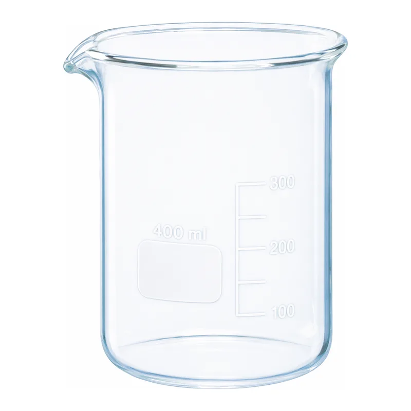 Merck BRAND glass beaker with spout, low form