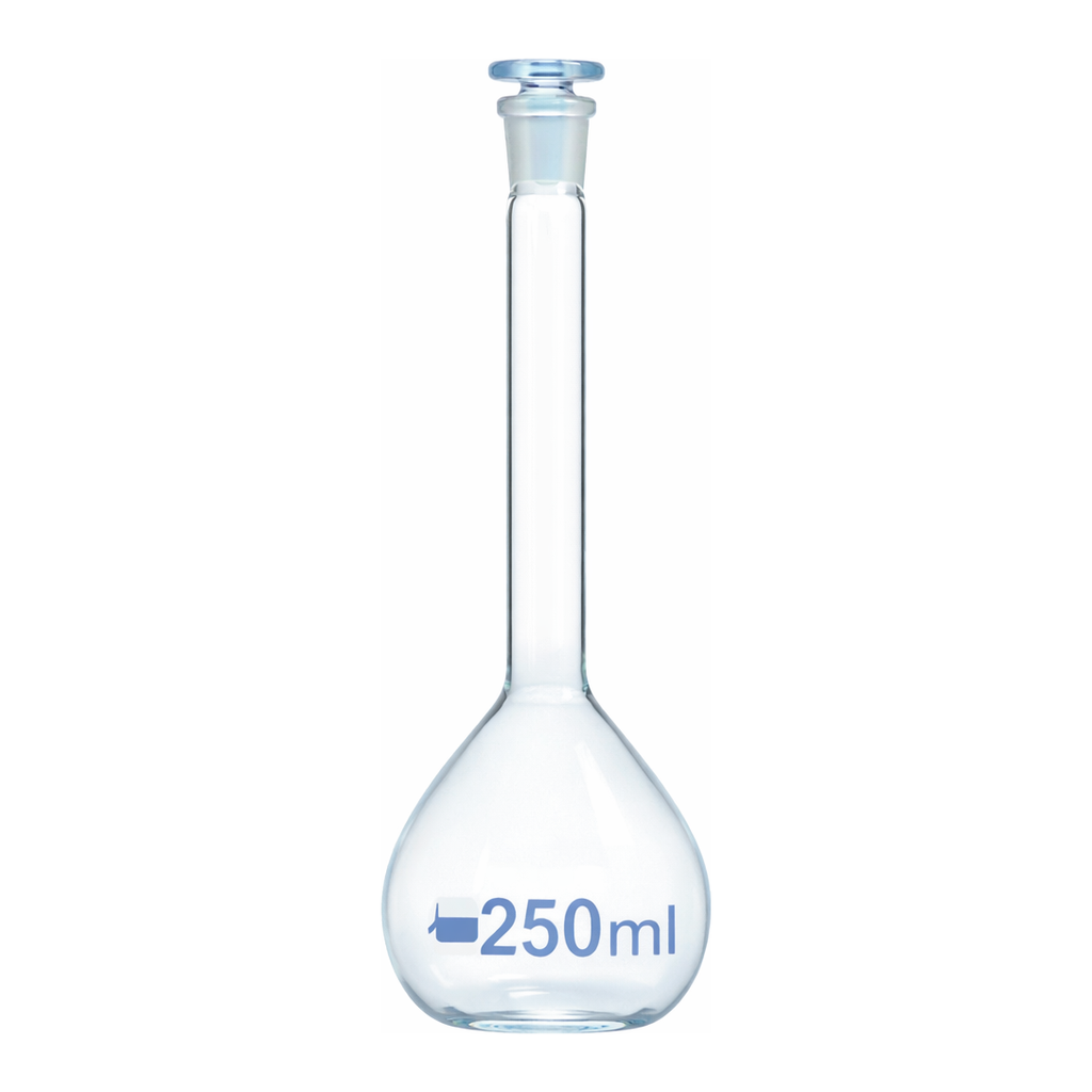 Merck BRAND volumetric flask BLAUBRAND USP conformity certified