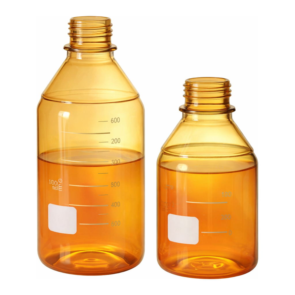 Merck Duran graduated laboratory bottles, without caps