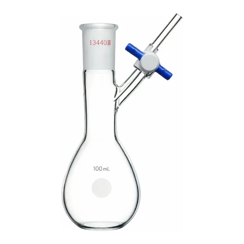 Merck Synthware pear-shaped Schlenk flask with stopcock