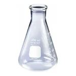 Merck Pyrex narrow-mouth graduated Erlenmeyer flask