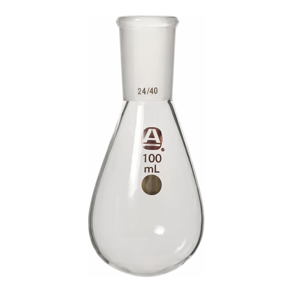 Merck Ace evaporating flask, pear-shaped
