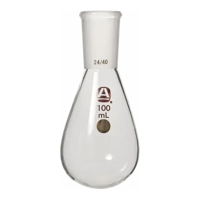 Merck Ace evaporating flask, pear-shaped