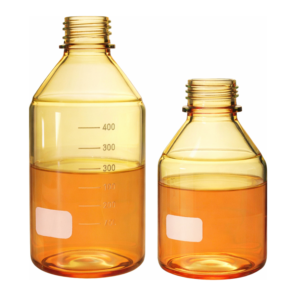 Merck Duran graduated laboratory bottles, without caps