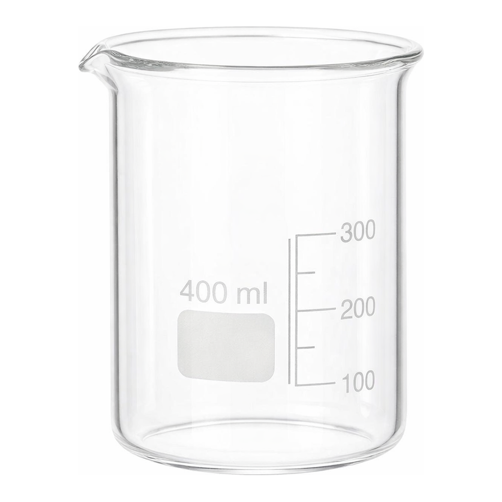 Merck BRAND glass beaker with spout, low form