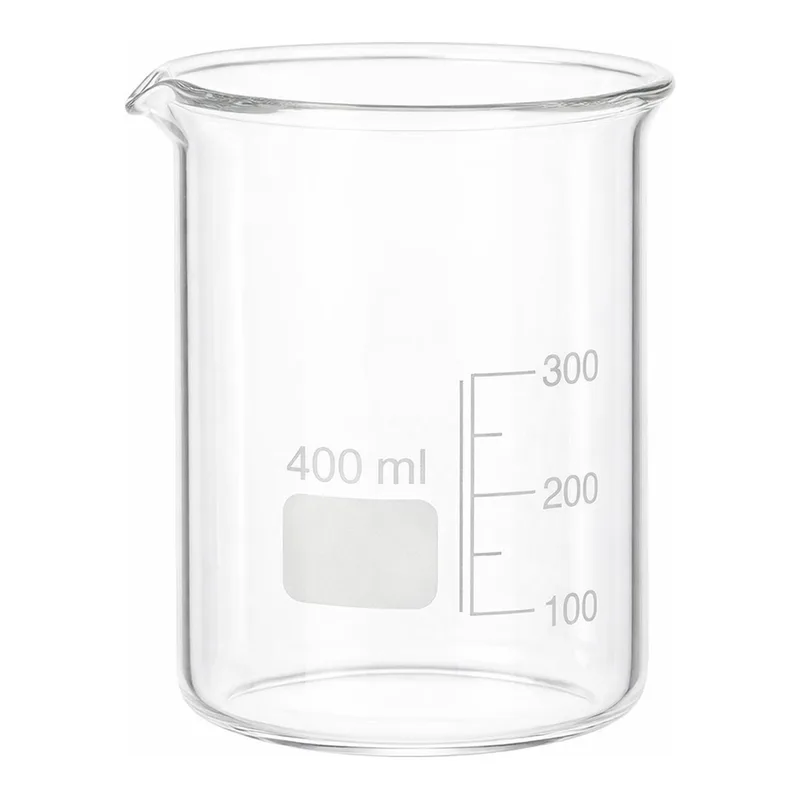 Merck BRAND glass beaker with spout, low form