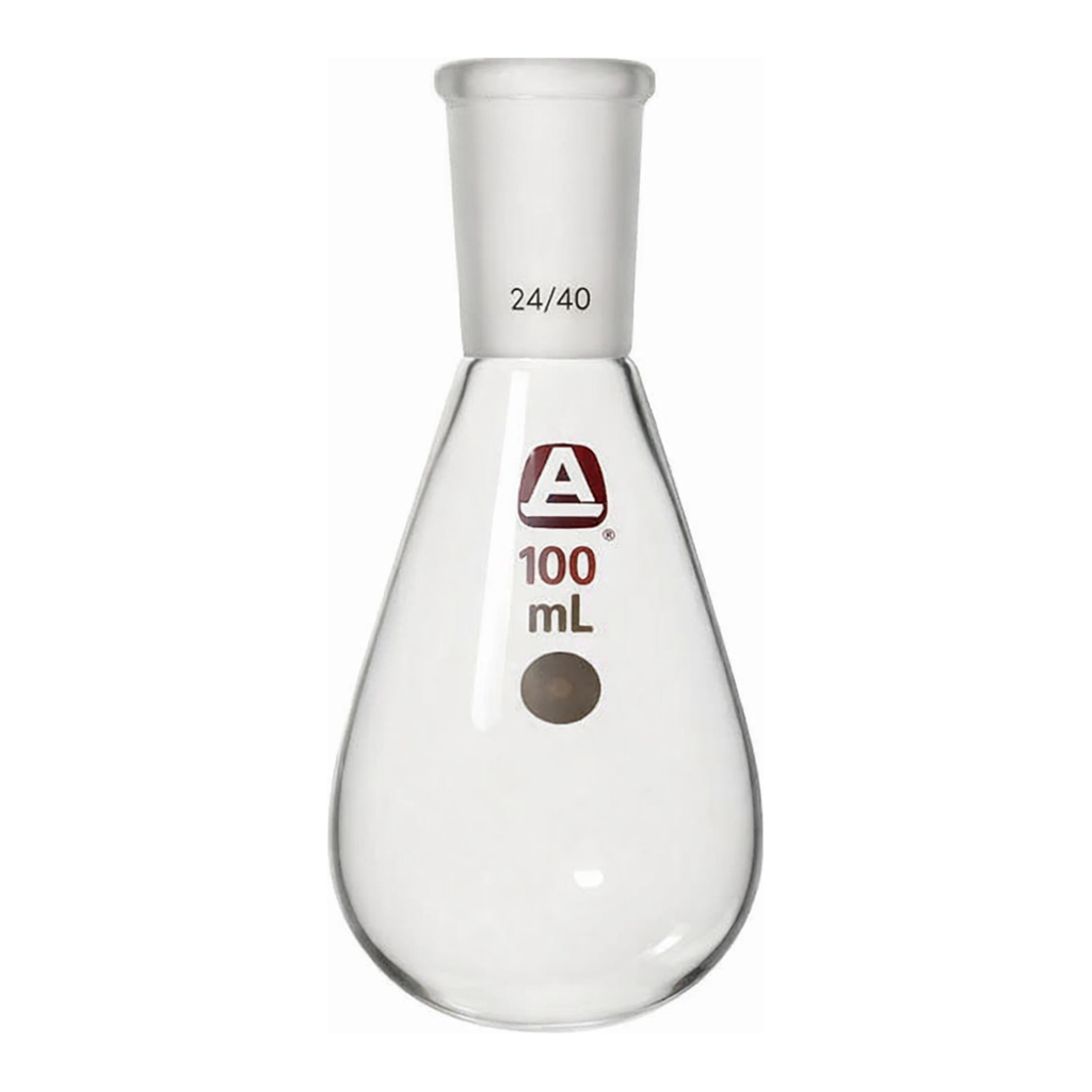 Merck Ace evaporating flask, pear-shaped