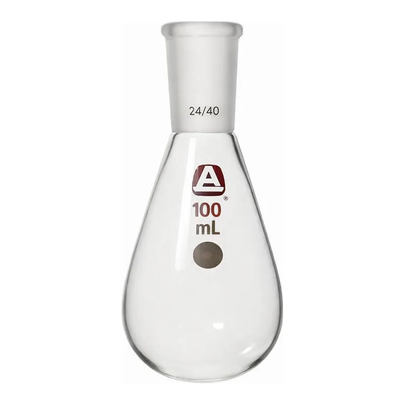 Merck Ace evaporating flask, pear-shaped