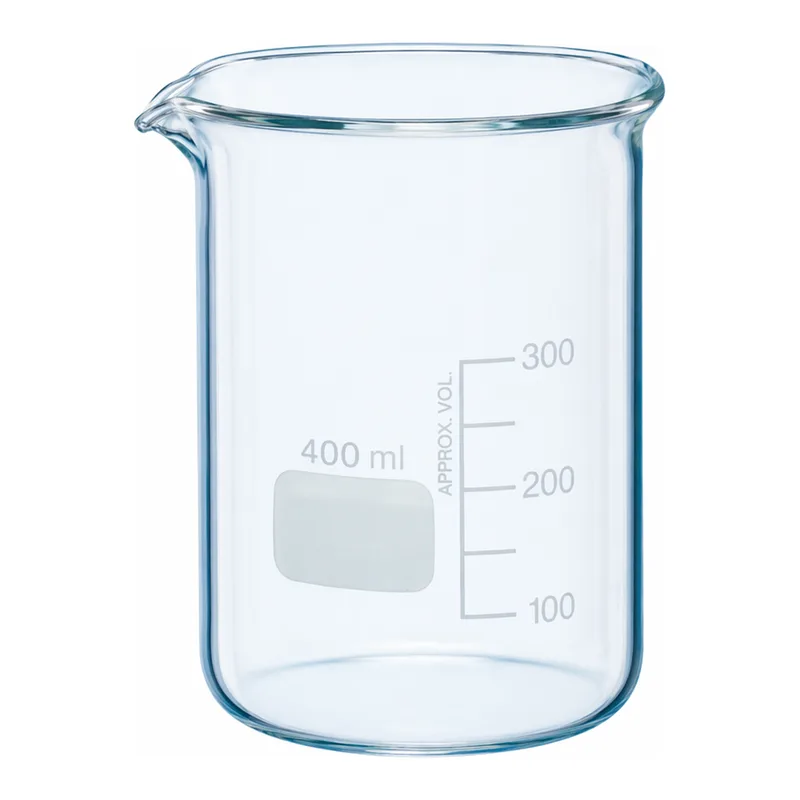 Merck BRAND glass beaker with spout, low form