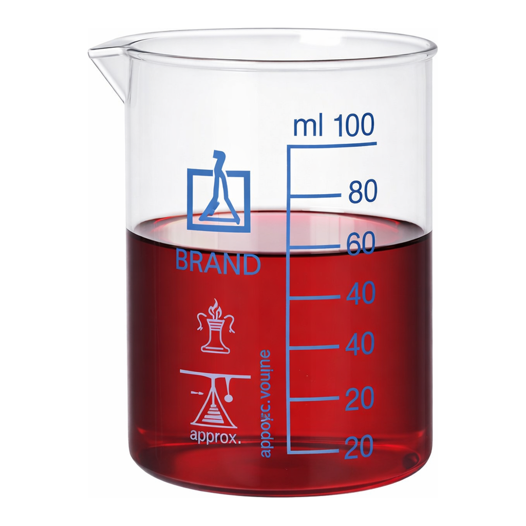 Merck BRAND PMP beaker with spout, low form