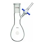 Merck Synthware pear-shaped Schlenk flask with stopcock