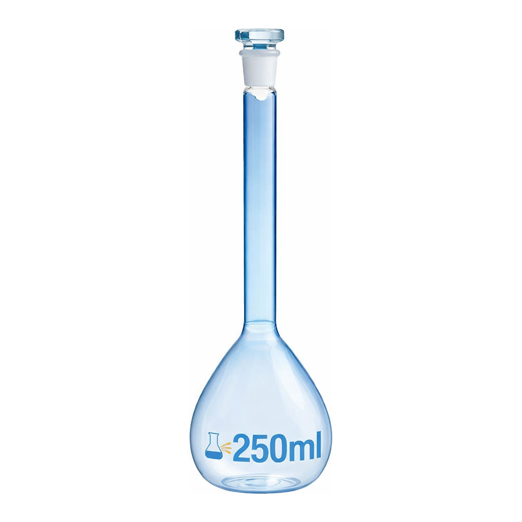 Merck BRAND volumetric flask BLAUBRAND USP conformity certified
