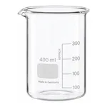 Merck BRAND glass beaker with spout, low form