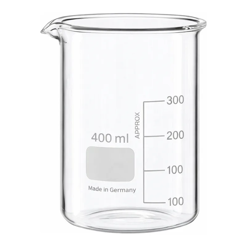 Merck BRAND glass beaker with spout, low form
