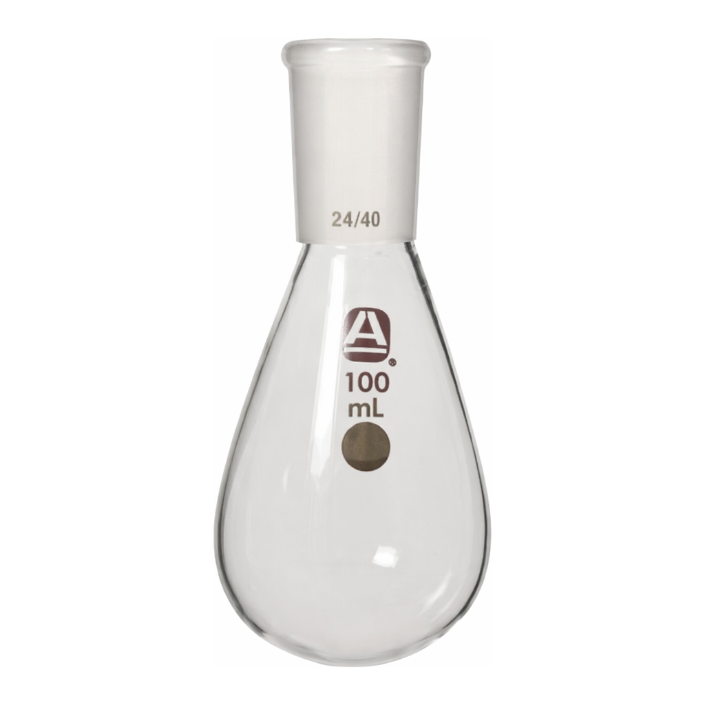 Merck Ace evaporating flask, pear-shaped