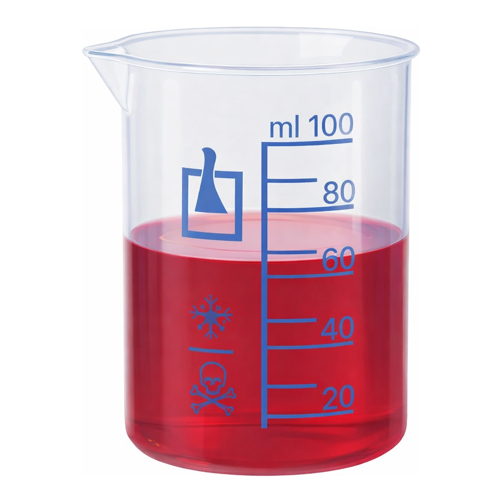 Merck BRAND PP beaker with spout, low form