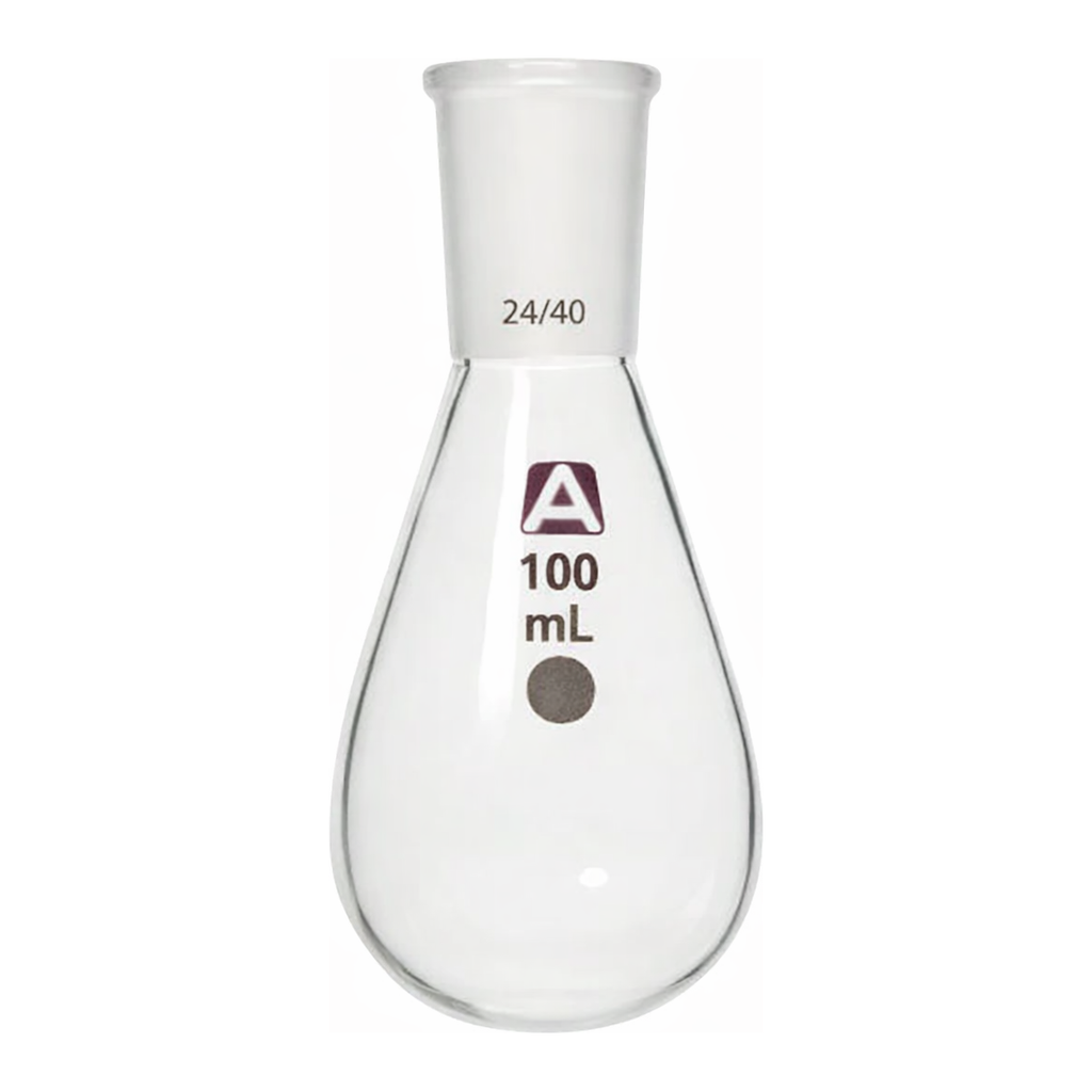 Merck Ace evaporating flask, pear-shaped
