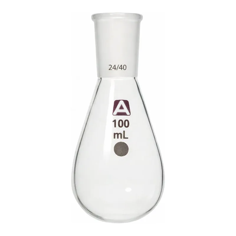 Merck Ace evaporating flask, pear-shaped