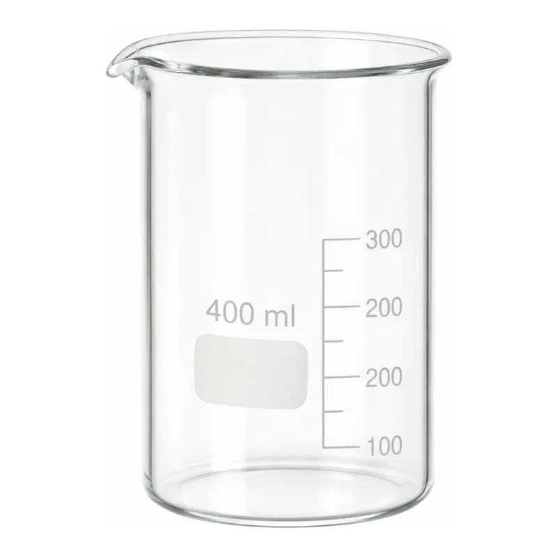 Merck BRAND glass beaker with spout, low form