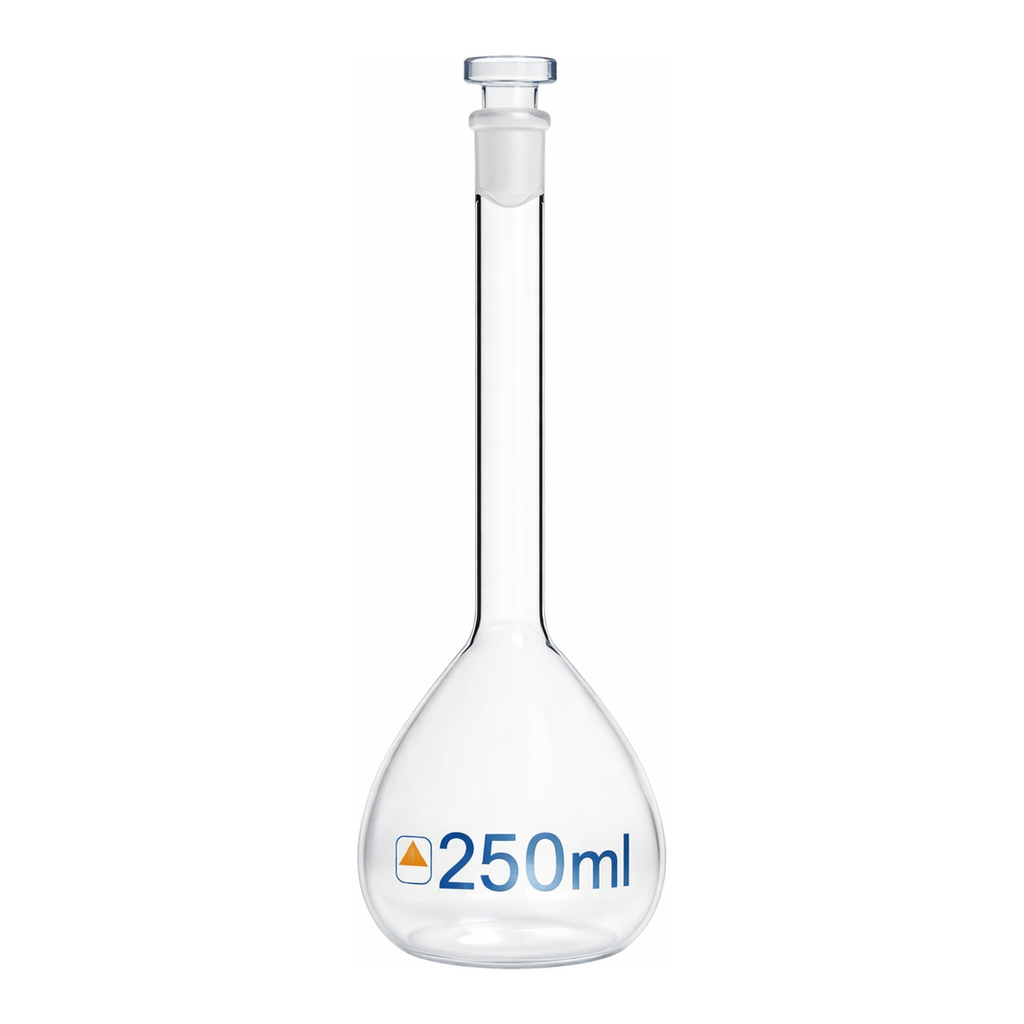 Merck BRAND volumetric flask BLAUBRAND USP conformity certified
