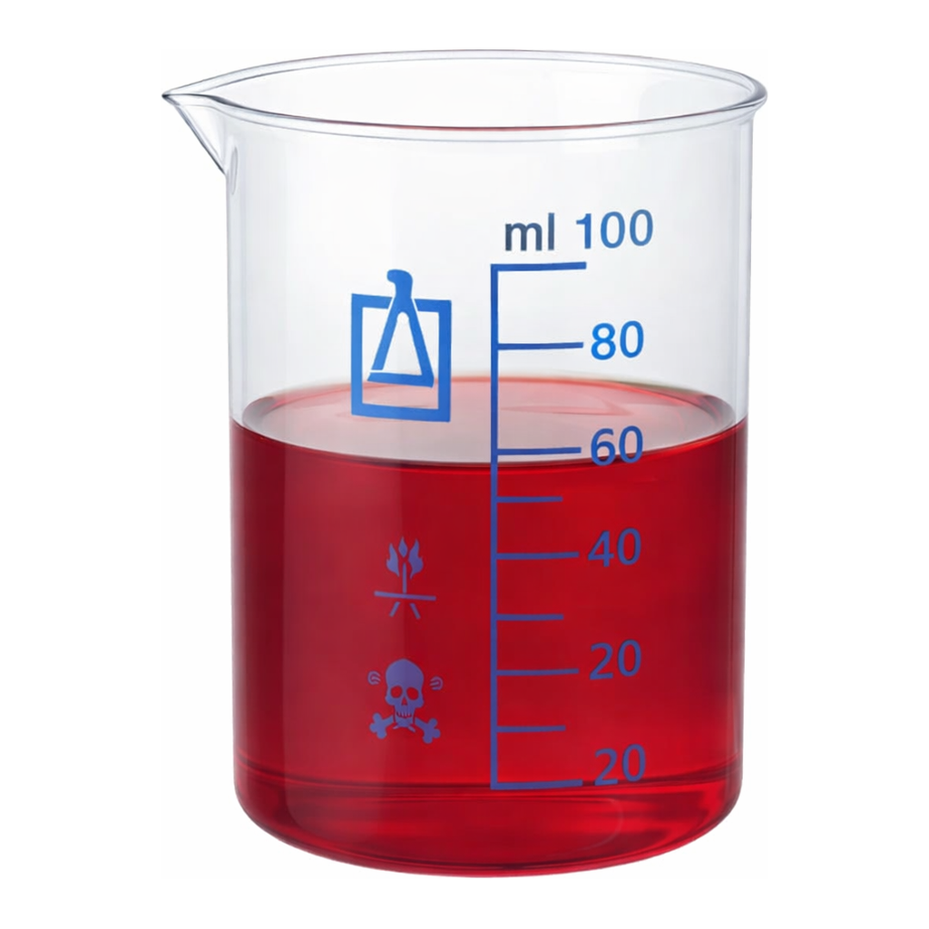 Merck BRAND PP beaker with spout, low form
