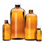 Merck Wheaton narrow mouth bottles with caps