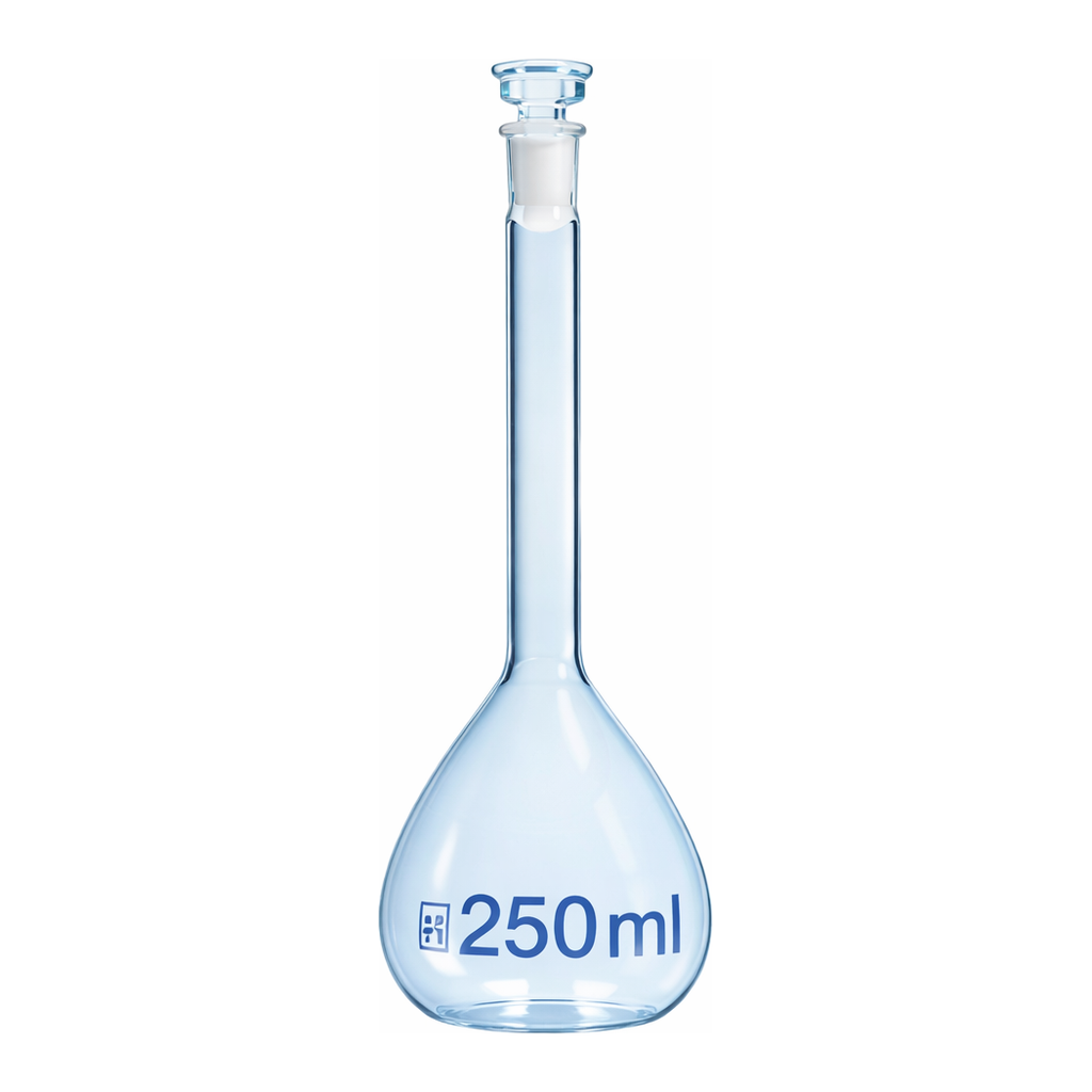 Merck BRAND volumetric flask BLAUBRAND USP conformity certified