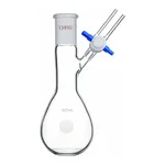 Merck Synthware pear-shaped Schlenk flask with stopcock