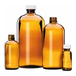 Merck Wheaton narrow mouth bottles with caps