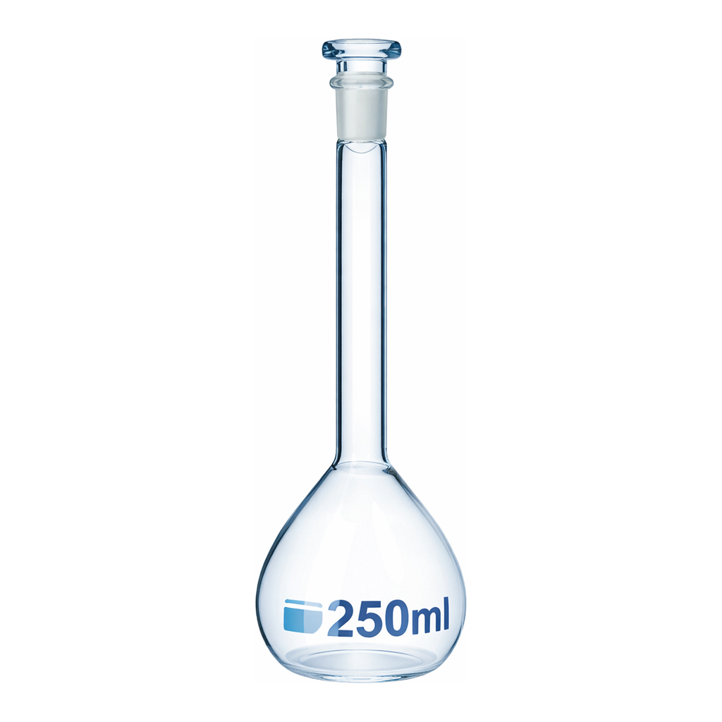 Merck BRAND volumetric flask BLAUBRAND USP conformity certified