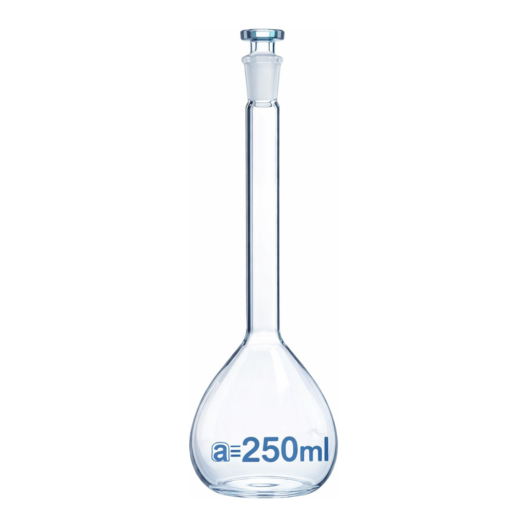 Merck BRAND volumetric flask BLAUBRAND USP conformity certified
