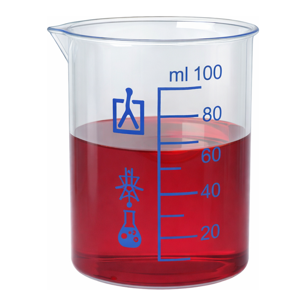 Merck BRAND PP beaker with spout, low form