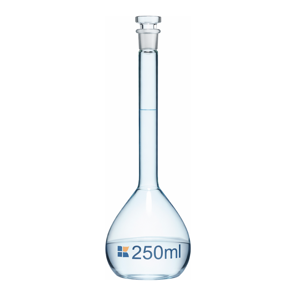 Merck BRAND volumetric flask BLAUBRAND USP conformity certified