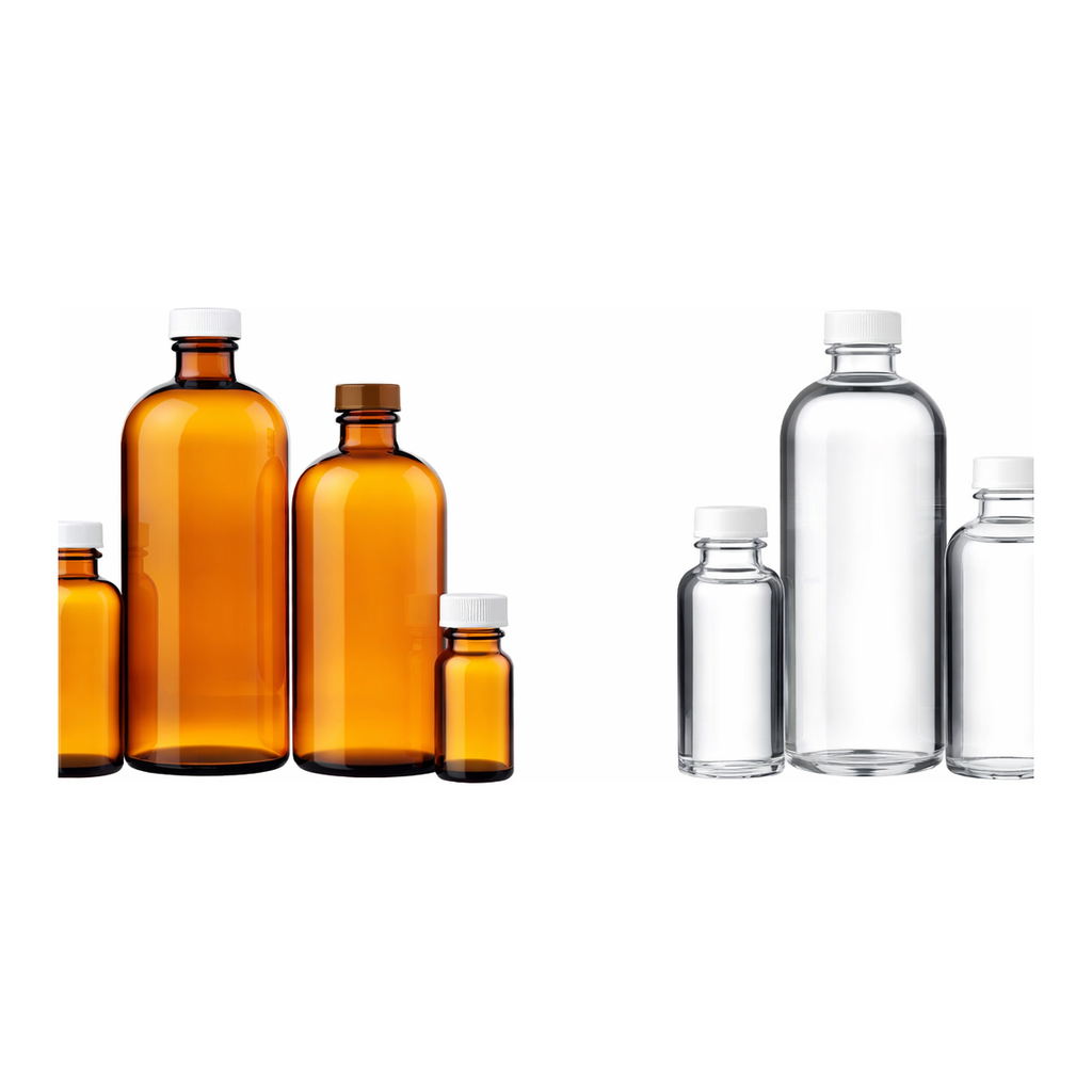 Merck Wheaton narrow mouth bottles with caps