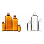 Merck Wheaton narrow mouth bottles with caps