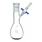 Merck Synthware pear-shaped Schlenk flask with stopcock