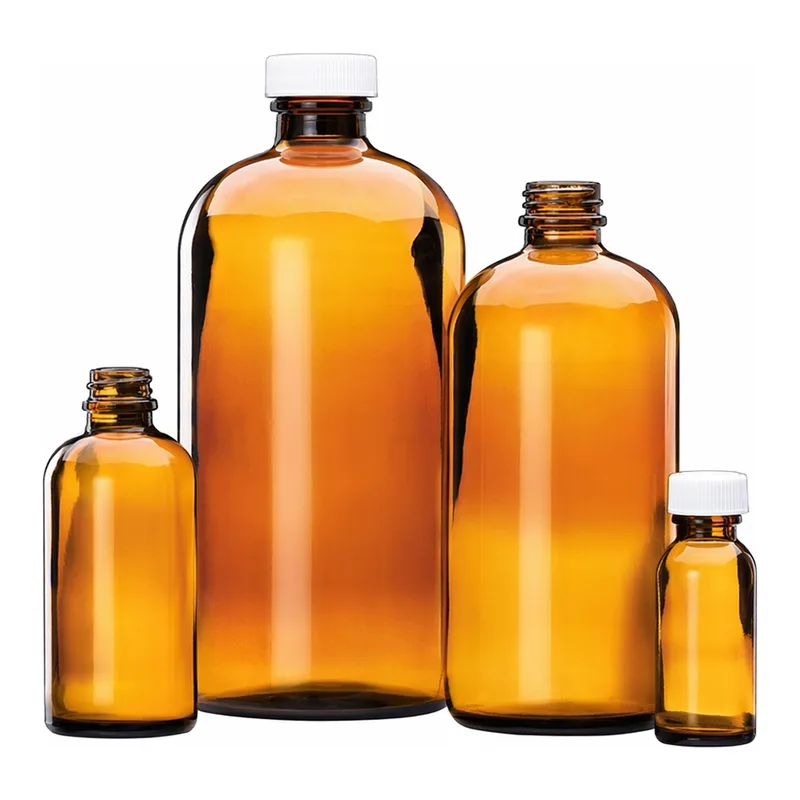 Merck Wheaton narrow mouth bottles with caps
