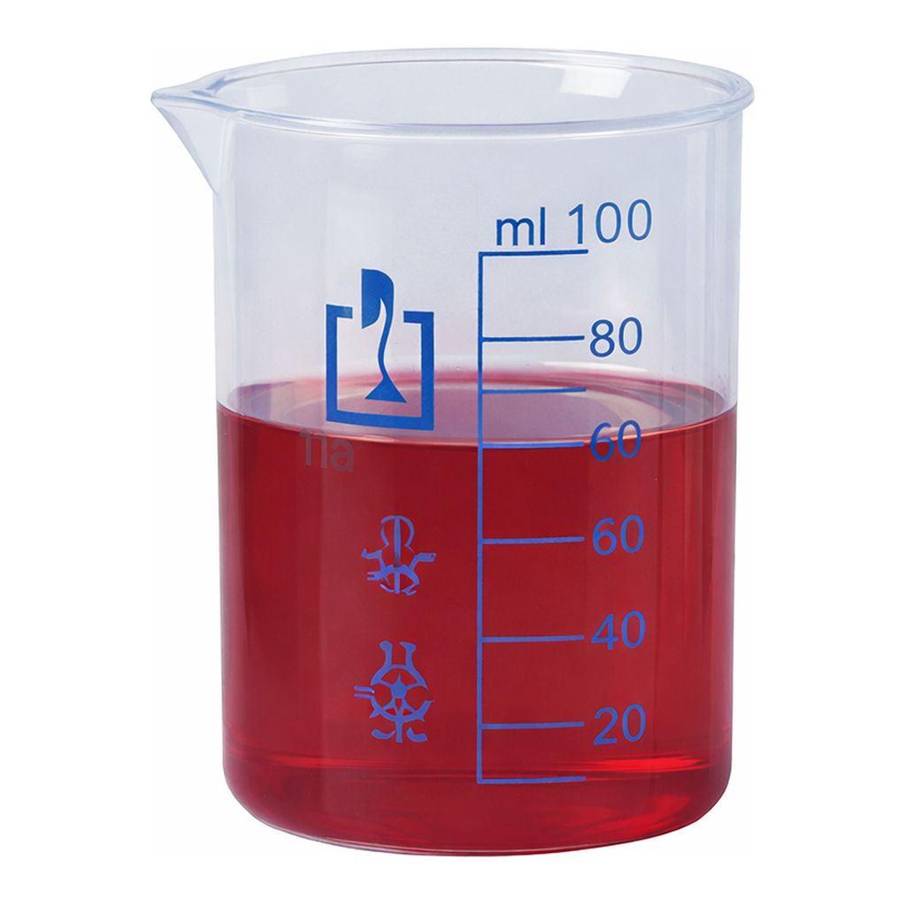 Merck BRAND PP beaker with spout, low form