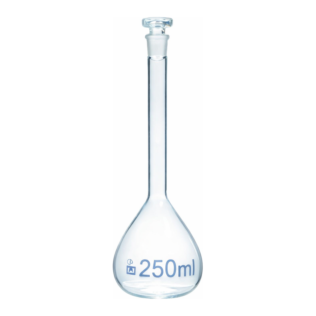 Merck BRAND volumetric flask BLAUBRAND USP conformity certified