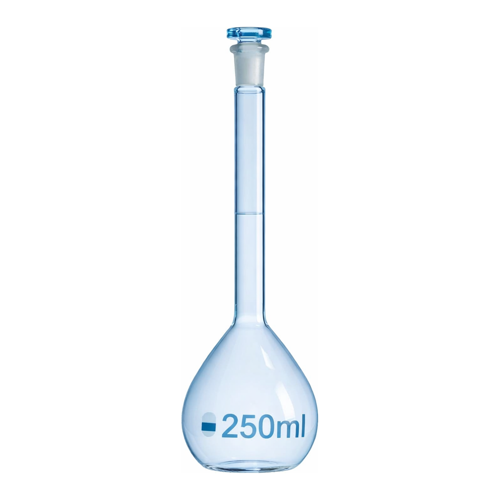 Merck BRAND volumetric flask BLAUBRAND USP conformity certified