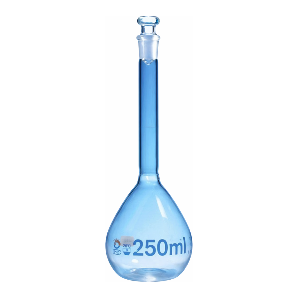 Merck BRAND volumetric flask BLAUBRAND USP conformity certified