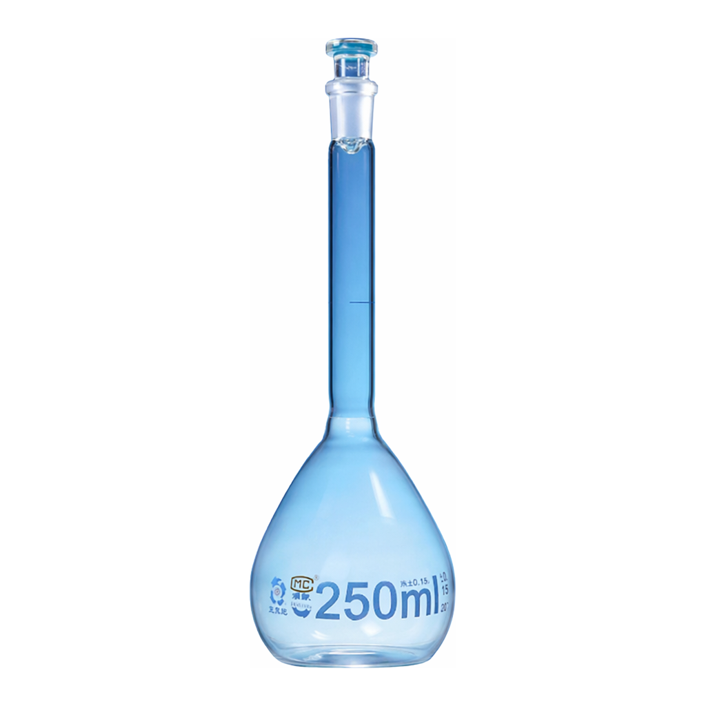 Merck BRAND volumetric flask BLAUBRAND USP conformity certified