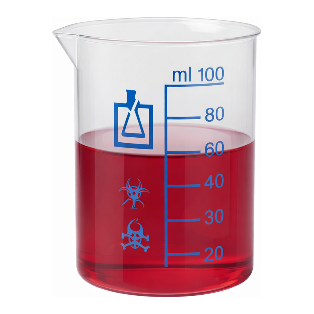 Merck BRAND PP beaker with spout, low form