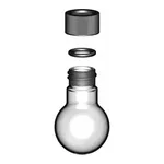 Merck ACE microscale round-bottom flask