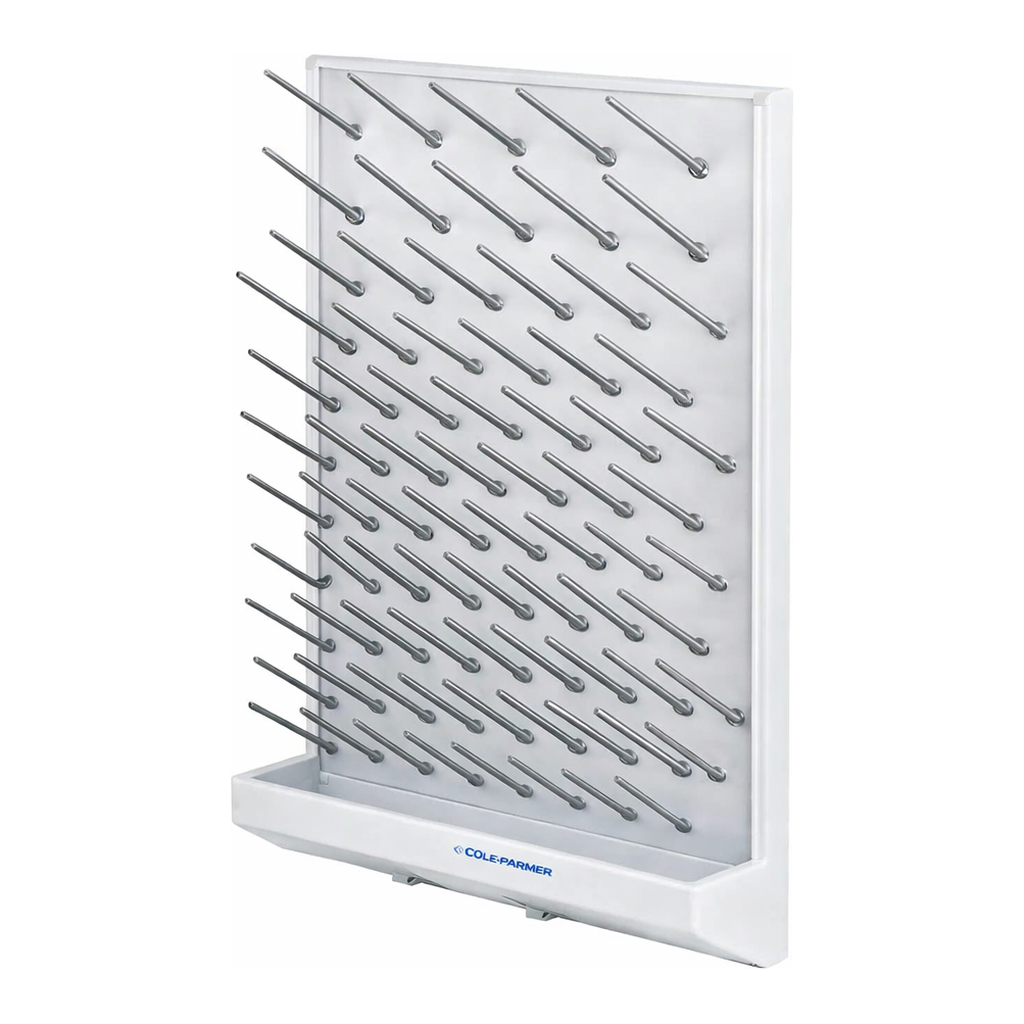 Merck BRAND drain rack, 72 pegs