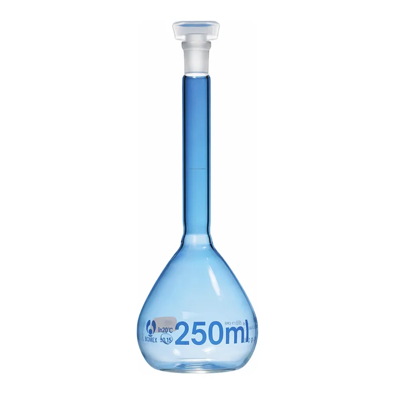 Merck BRAND volumetric flask BLAUBRAND USP 27 conformity certified