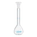Merck BRAND volumetric flasks with 3 marks, DAkkS-calibrated, BLAUBRAND